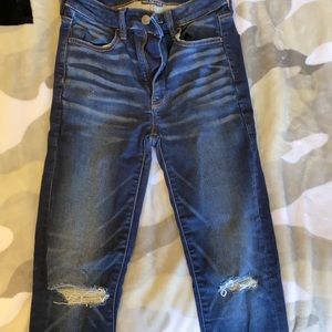 American Eagle Ripped Knee Jeans.